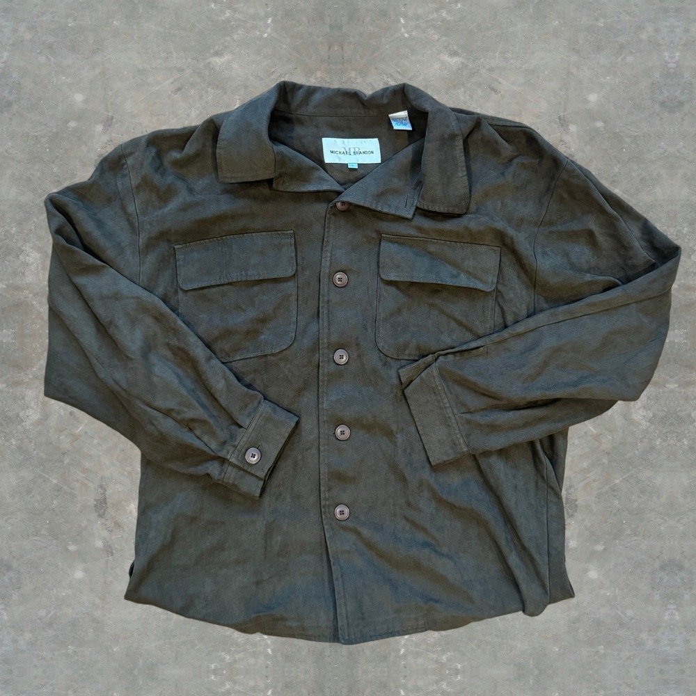 Vintage Michael Brandon Mens Button Up